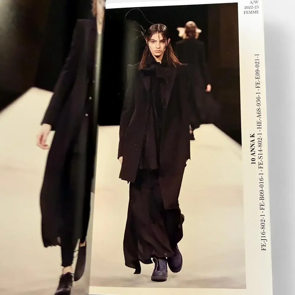 Yohji Yamamoto Homme 2022-23 A/W lookBook catalog